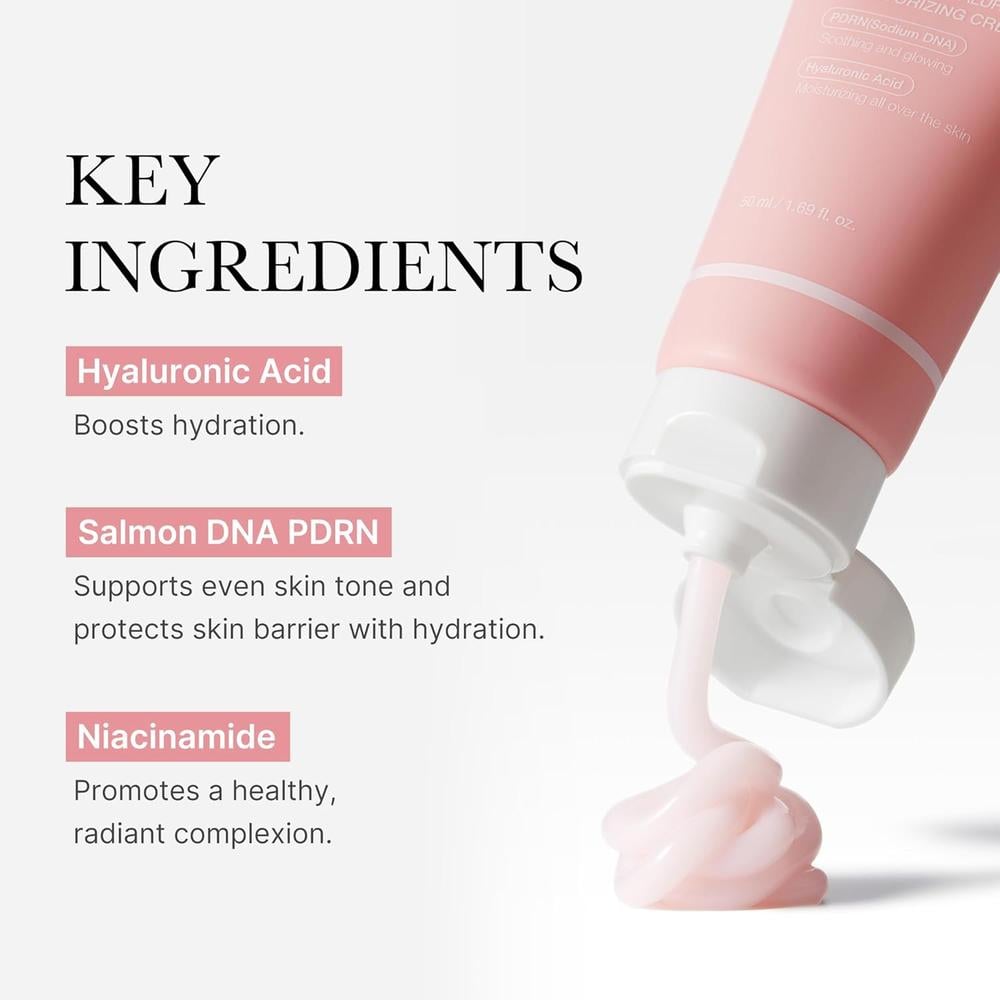 CREMA HIDRATANTE MEDICUBE SALMON DNA PDRN HYALURONIC CREAM 1.7 OZ / 50 ML - 5