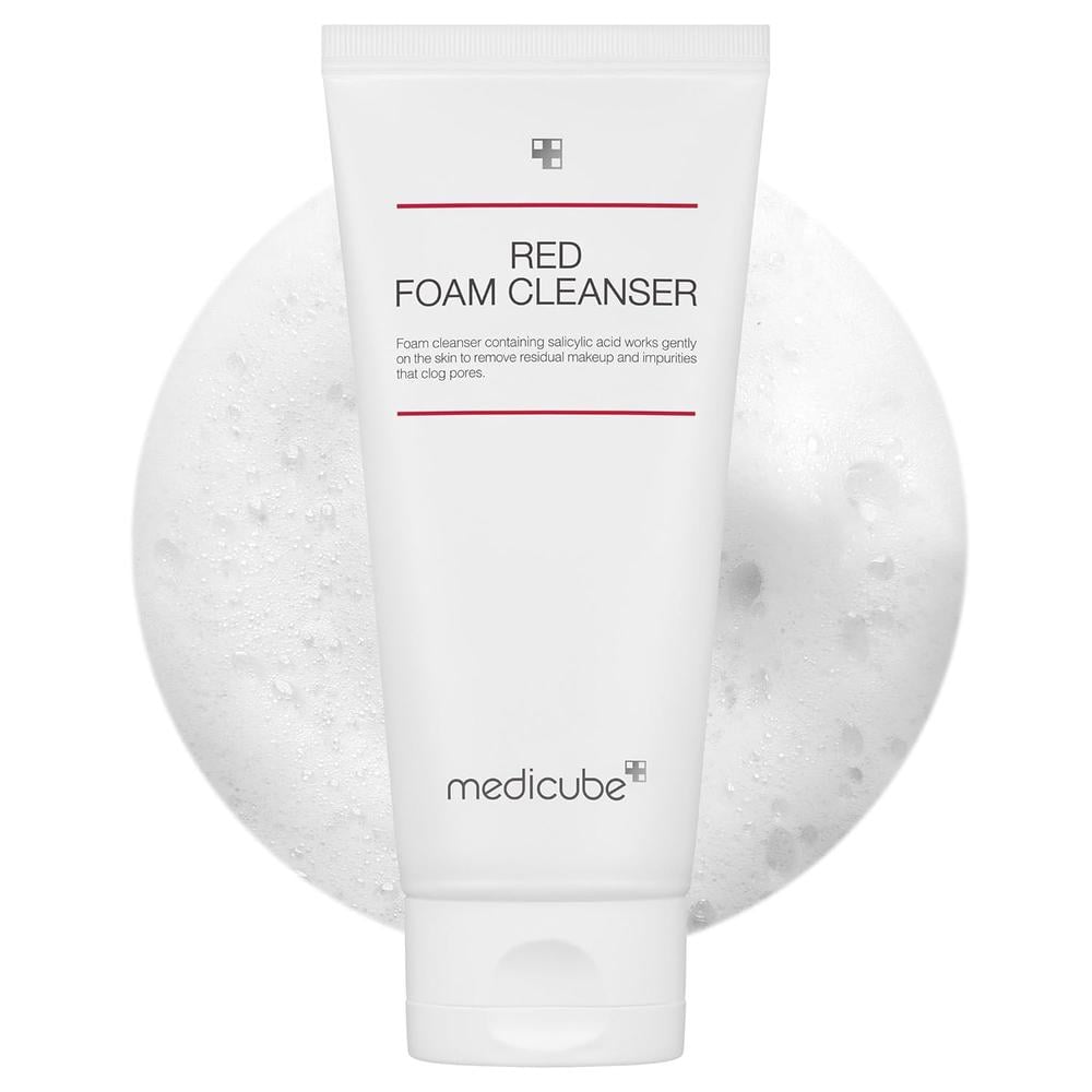 LIMPIADOR FACIAL MEDICUBE RED FOAM CLEANSER 4.23 OZ / 120 G - 1