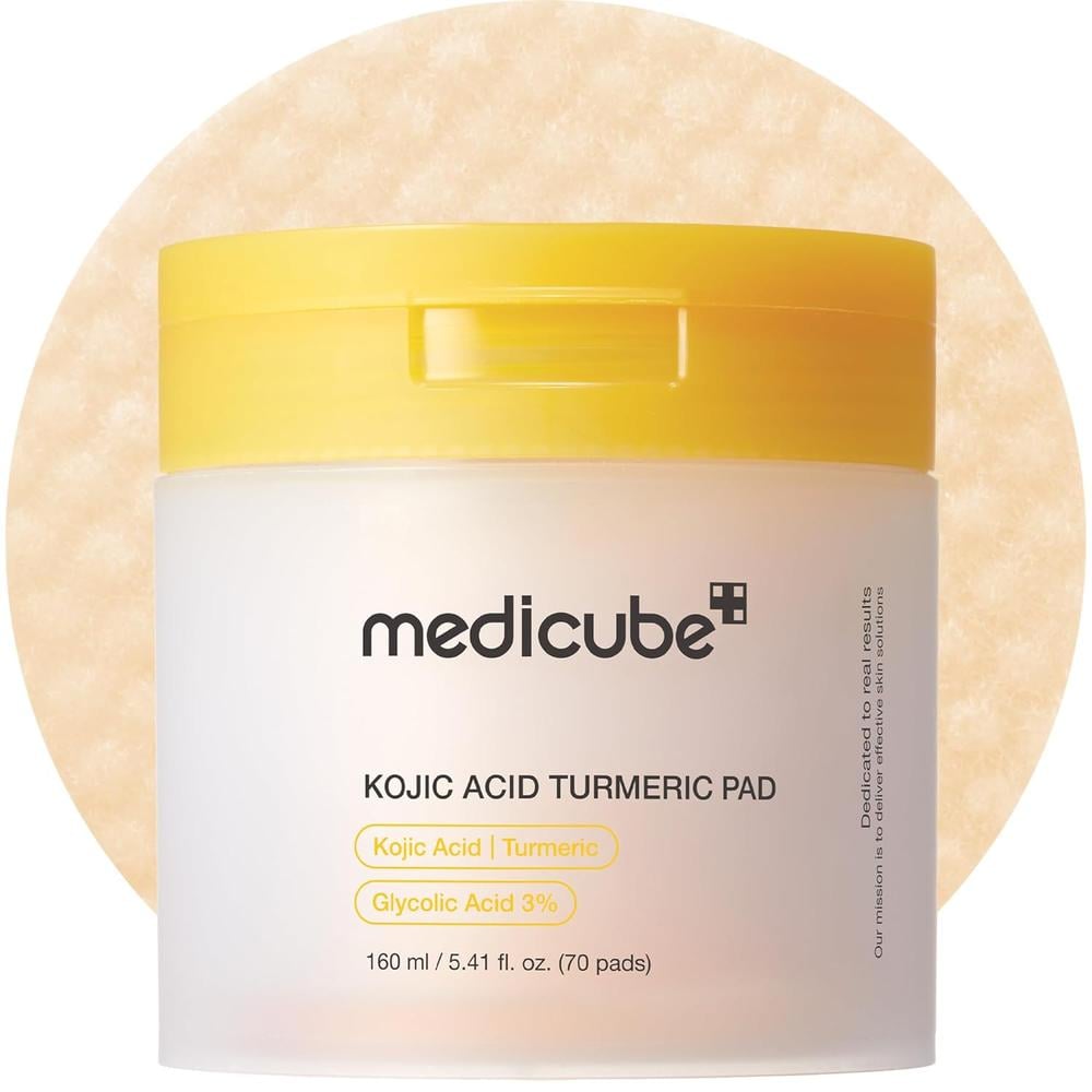 DISCOS TONIFICANTES MEDICUBE TURMERIC KOJIC ACID PAD 70 UND - 1