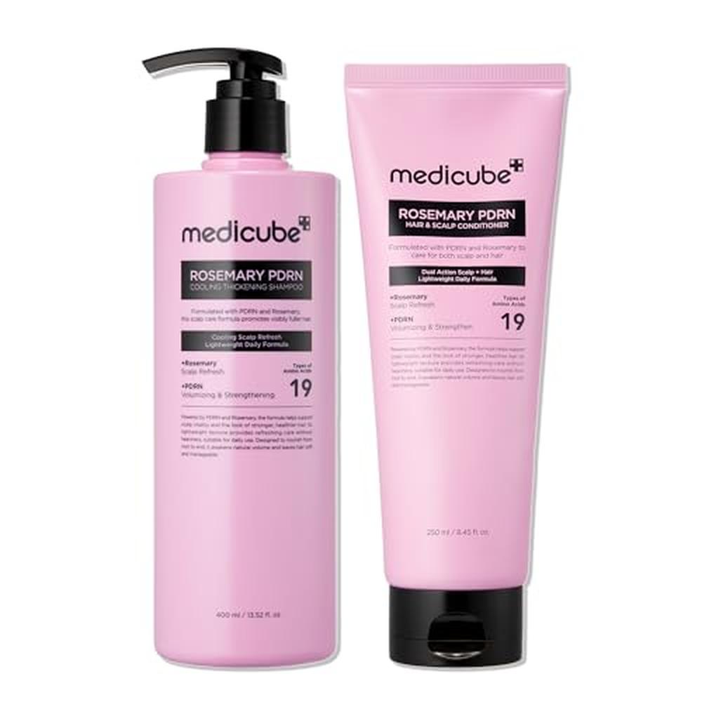 SET DE SHAMPOO Y ACONDICIONADOR MEDICUBE 13.52 OZ / 400 ML + 8.45 OZ / 250 ML - 1