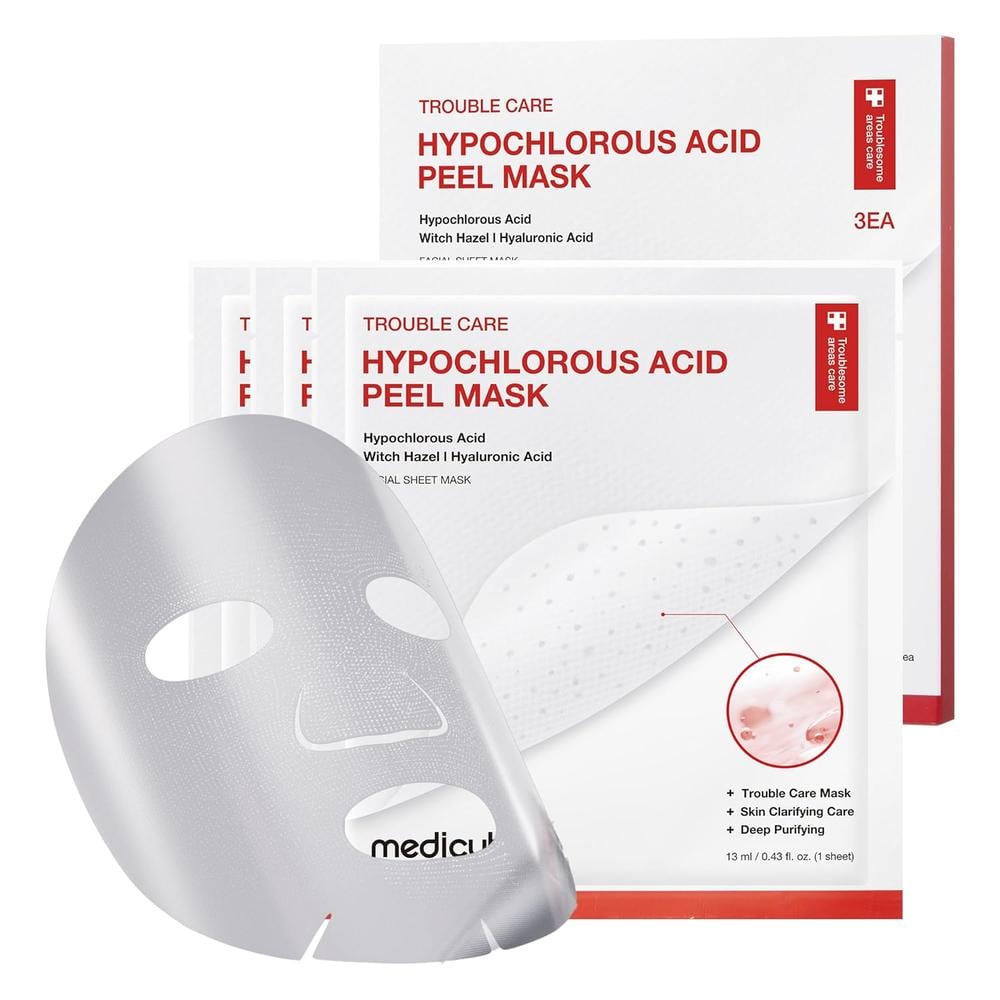 MASCARILLA EXFOLIANTE MEDICUBE ACIDO HIPOCLOROSO 1.32 OZ / 39 ML - 1