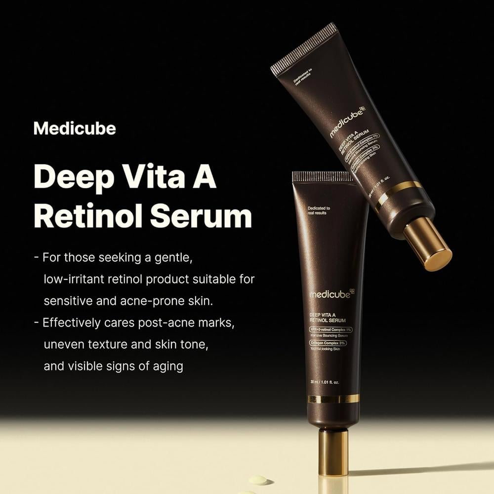 SUERO MEDICUBE DEEP REVIVING RETINOL SERUM 1 OZ / 30 ML - 2
