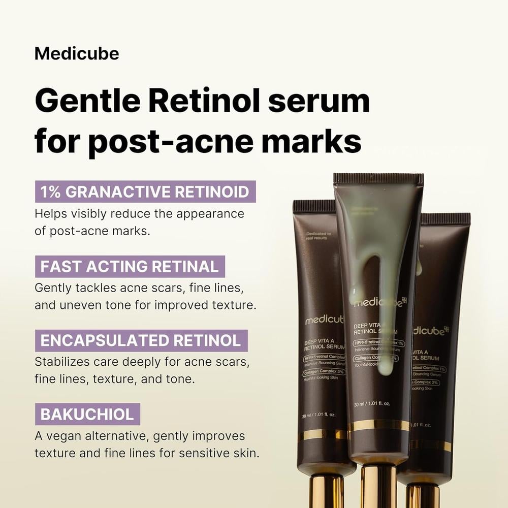 SUERO MEDICUBE DEEP REVIVING RETINOL SERUM 1 OZ / 30 ML - 3