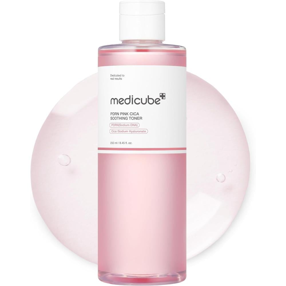 TÓNICO MEDICUBE SALMON DNA PDRN CICA TONER 8.45 OZ / 250 ML - 1