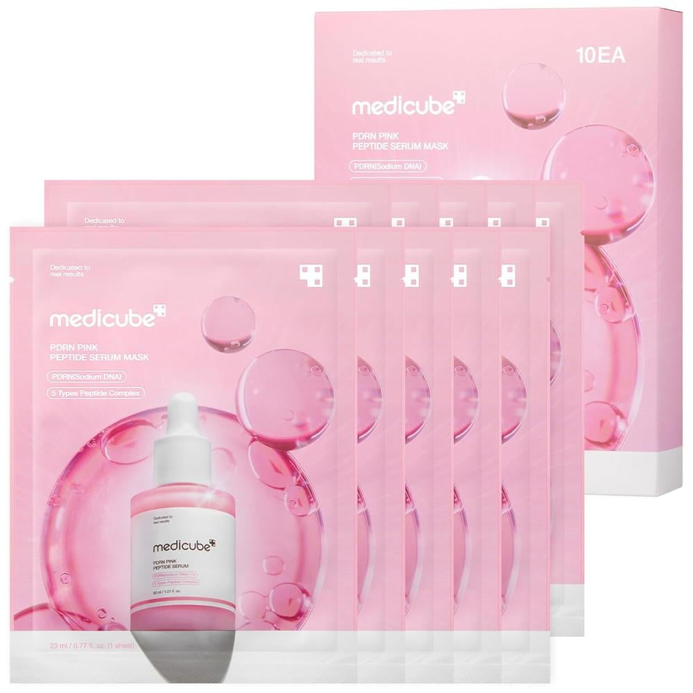 MASCARILLA FACIAL EN AMPOLLA PEPTIDO ROSA MEDICUBE PDRN 7.78 OZ / 230 ML - 1