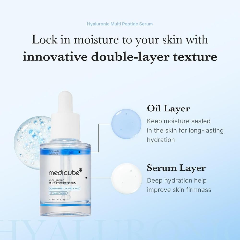 SUERO MEDICUBE HYALURONIC MULTI PEPTIDE SERUM 1 OZ / 30 ML - 5
