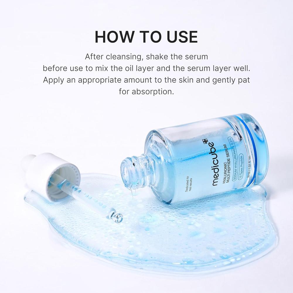 SUERO MEDICUBE HYALURONIC MULTI PEPTIDE SERUM 1 OZ / 30 ML - 6