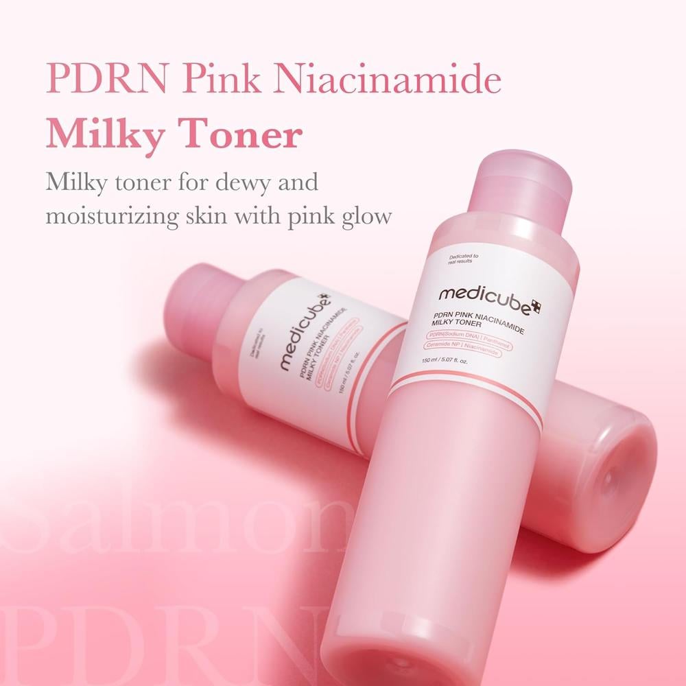 TÓNICO MEDICUBE PDRN SALMON DNA MILKY TONER 5.07 OZ / 150 ML - 2