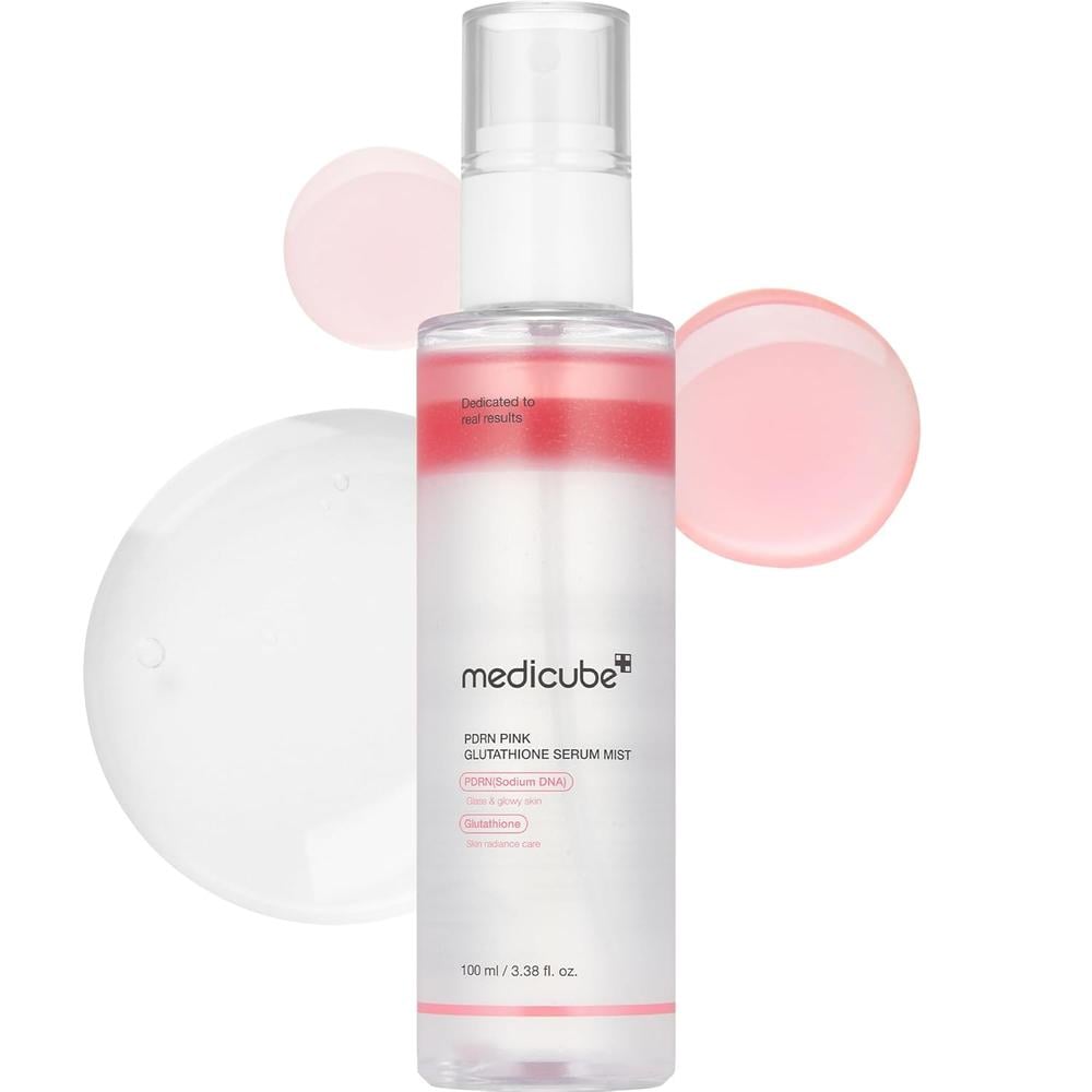SPRAY SERUM MEDICUBE SALMON PINK GLUTATHIONE SPRAY SERUM 3.4 OZ / 100 ML - 1