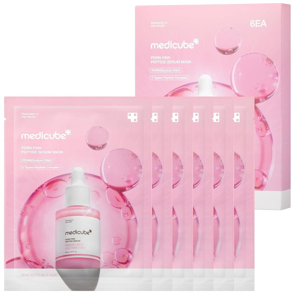 MASCARILLA FACIAL EN AMPOLLA PEPTIDO ROSA MEDICUBE PDRN 4.67 OZ / 138 ML - 1