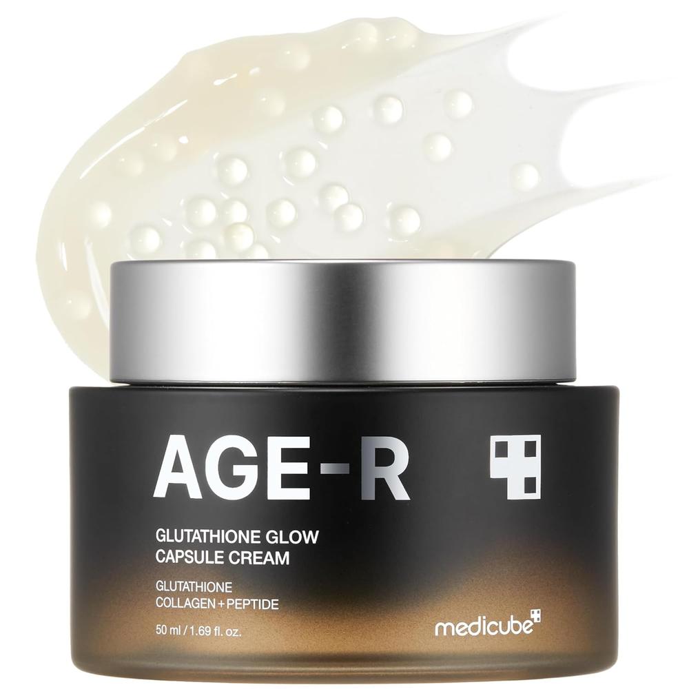 CREMA FACIAL MEDICUBE AGE-R GLUTATHIONE CAPSULE CREAM 1.7 OZ / 50 ML - 1