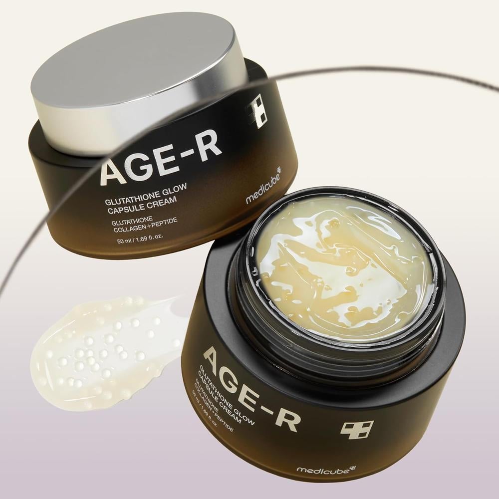 CREMA FACIAL MEDICUBE AGE-R GLUTATHIONE CAPSULE CREAM 1.7 OZ / 50 ML - 6