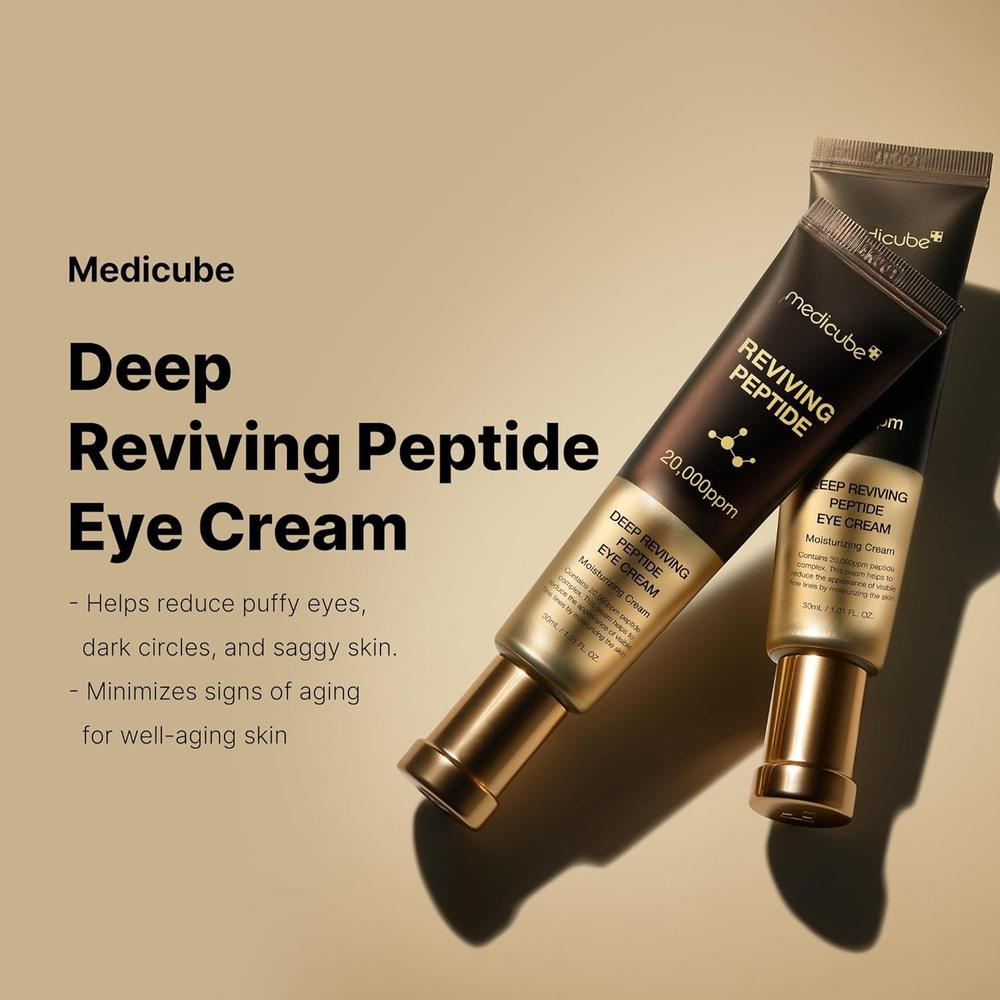 SÉRUM CONTORNO DE OJOS MEDICUBE DEEP REVIVING PEPTIDE EYE SERUM 1 OZ / 30 ML - 3