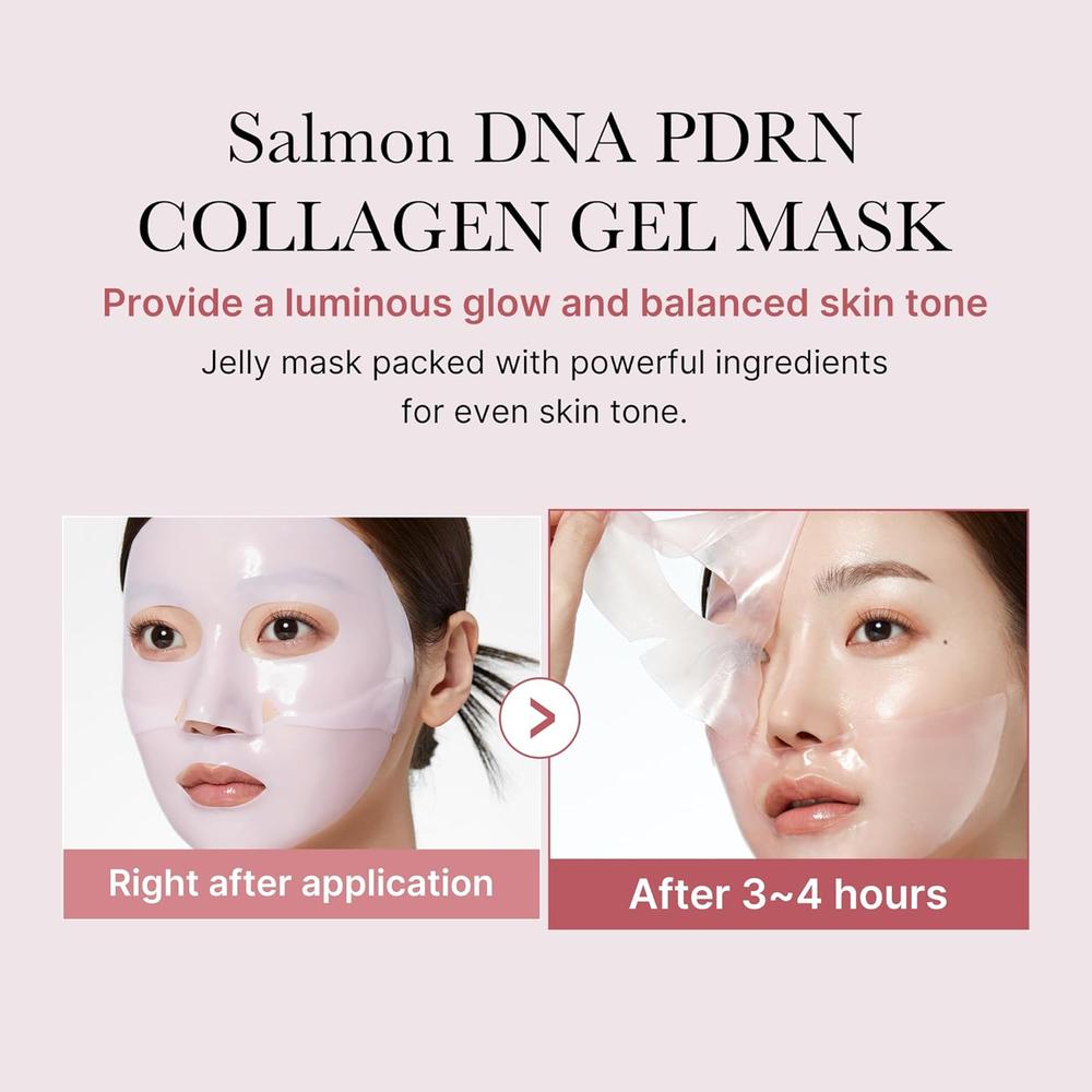 MASCARILLA MEDICUBE SALMON PINK COLLAGEN GEL MASK 0.98 OZ / 28 G - 4