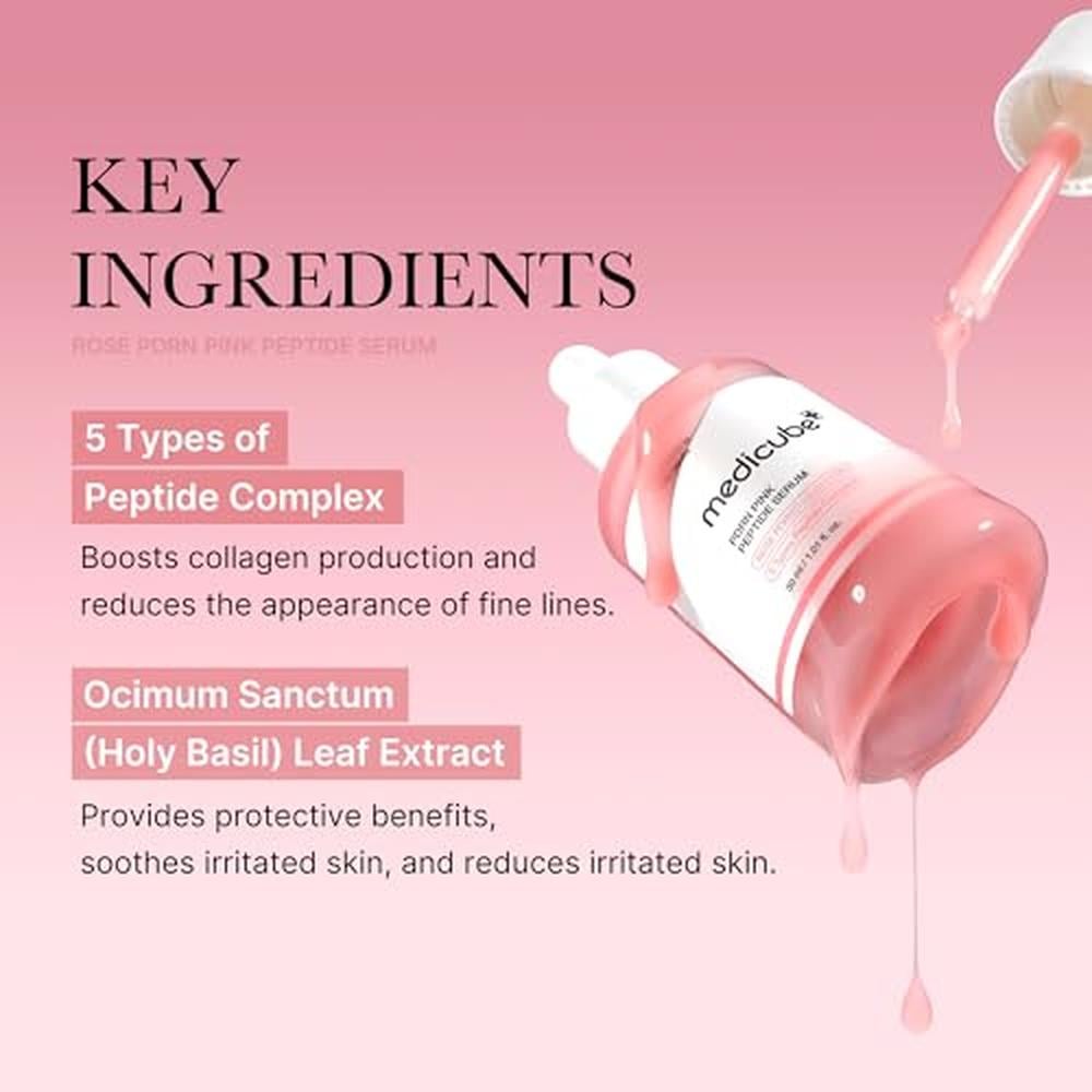 SET SERUMS VIRALES MEDICUBE PIEL CLARA Y TERSA 1 OZ / 30 ML 2 PZS - 4