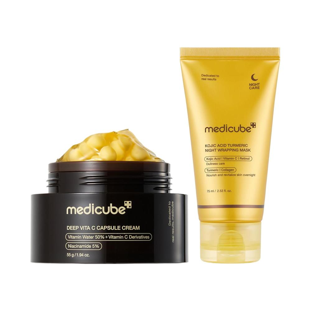 SET MEDICUBE REFINAR PIEL DE CRISTAL NOCHE 2 PZS - 1