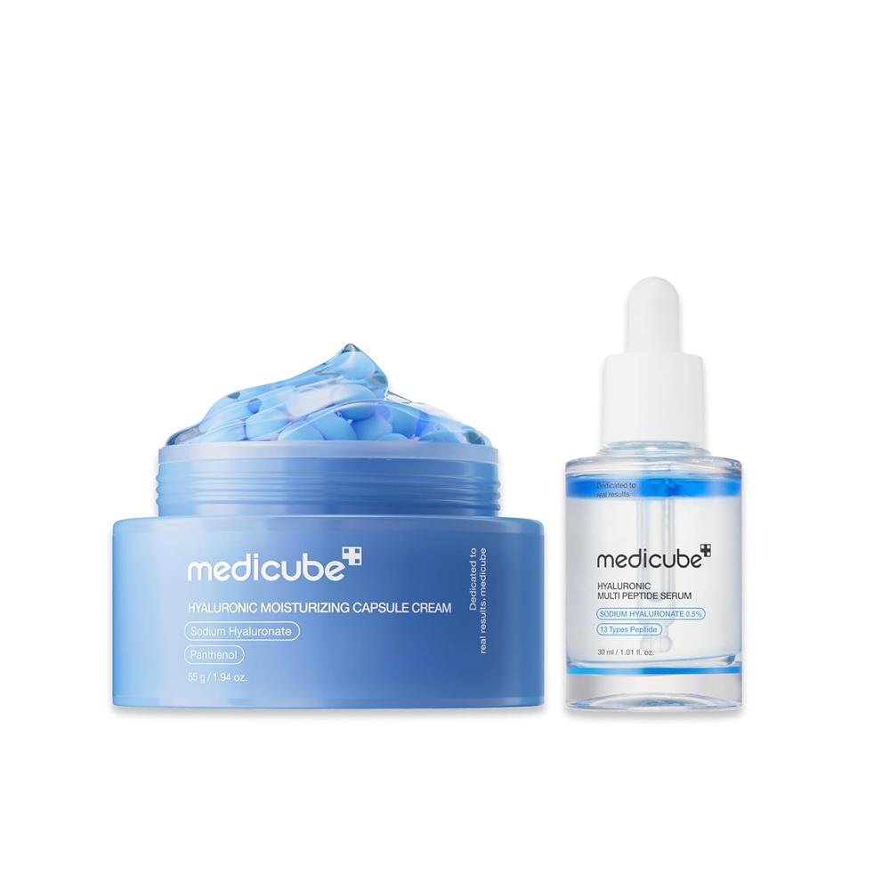 SET HIDRATANTE POTENCIADOR ACIDO HIALURONICO MEDICUBE 2 PZS - 1