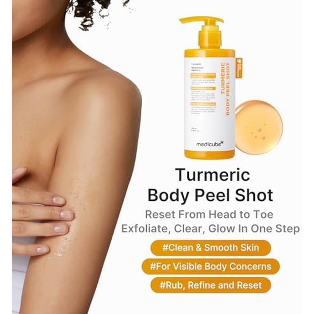 SET EXFOLIANTE Y TONIFICANTE DE CÚRCUMA Y ÁCIDO KÓJICO DE MEDICUBE 2 PZS - 2