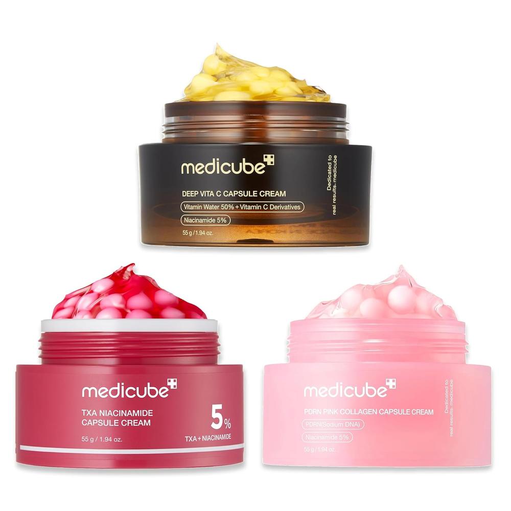 SET TRIO CREMAS EN CAPSULAS MEDICUBE - 1