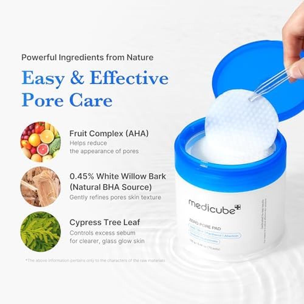 SET MEDICUBE ZERO PORE 2.0 + PDRN PINK PEPTIDE SERUM 2 PZS - 4