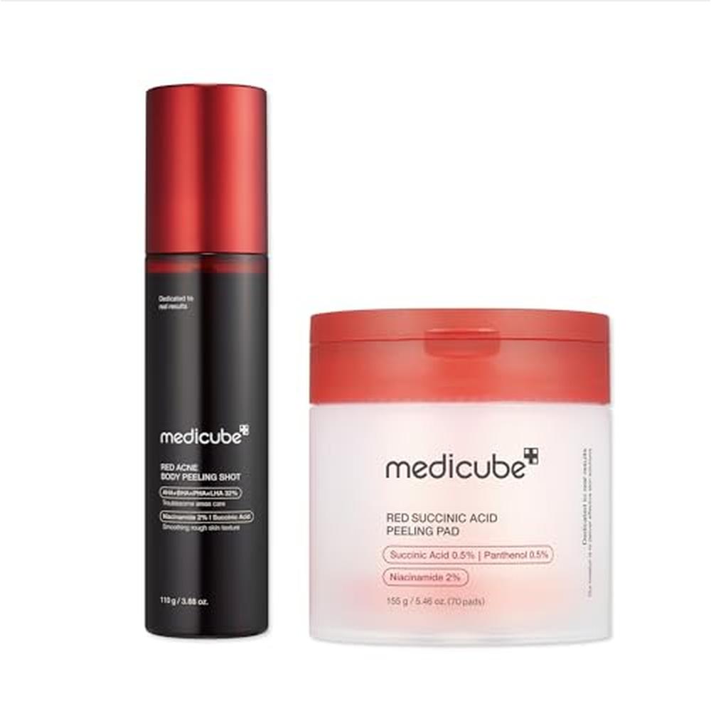 SET MEDICUBE RED EXFOLIANTE Y TONIFICANTE 2 PZS - 1