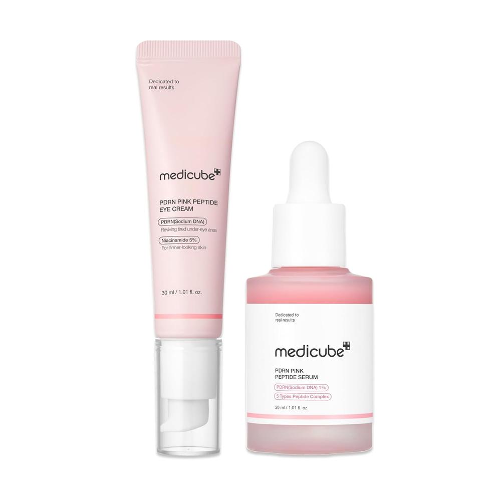 SET SERUM PEPTIDOS MEDICUBE PDRN ROSTRO Y OJOS 2 PZS - 1