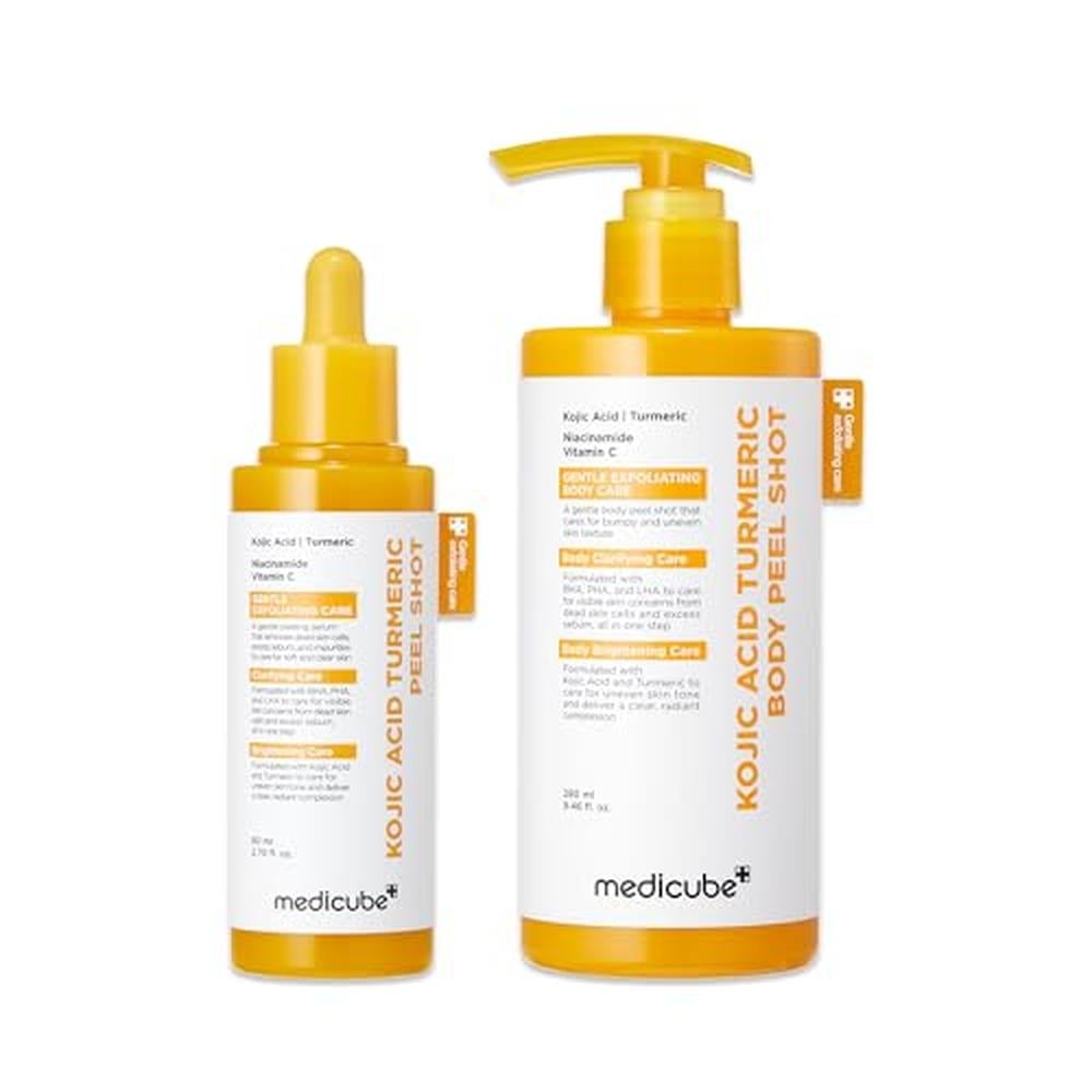 SET PEELING CURCUMA MEDICUBE ROSTRO Y CUERPO 2 PZS - 1