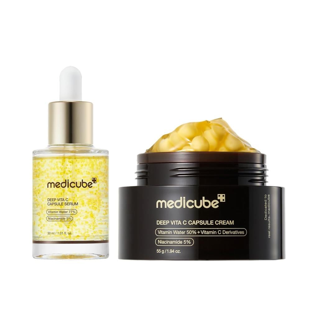 SET SERUM Y CREMA CAPSULAS VITAMINA C PROFUNDA MEDICUBE 2 PZS - 1