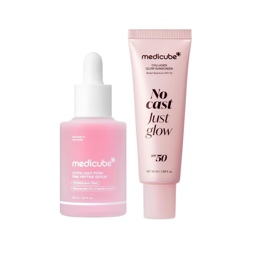 SET MEDICUBE SUN-READY GLOW Y UV SHIELD 2 PZS - 1