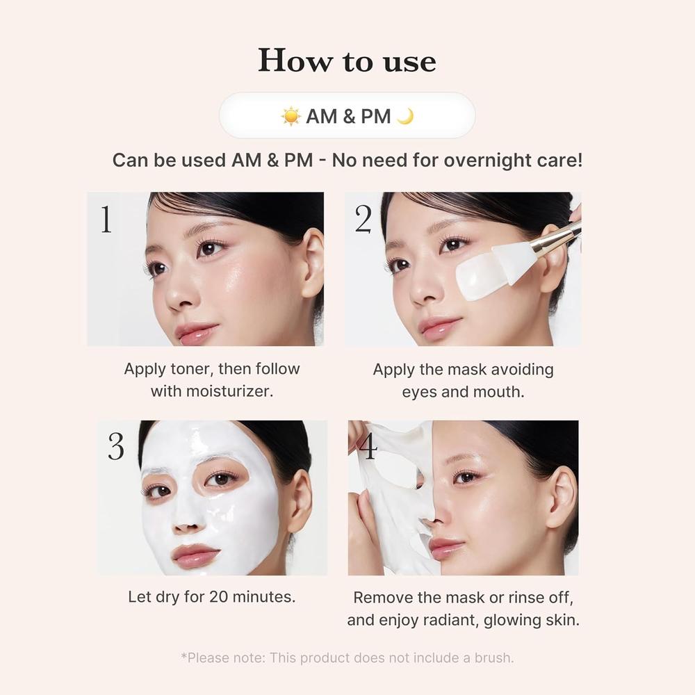SET MASCARILLA FACIAL DE COLAGENO MEDICUBE GLASEADO Y BROCHA JELLY 2 PZS - 4