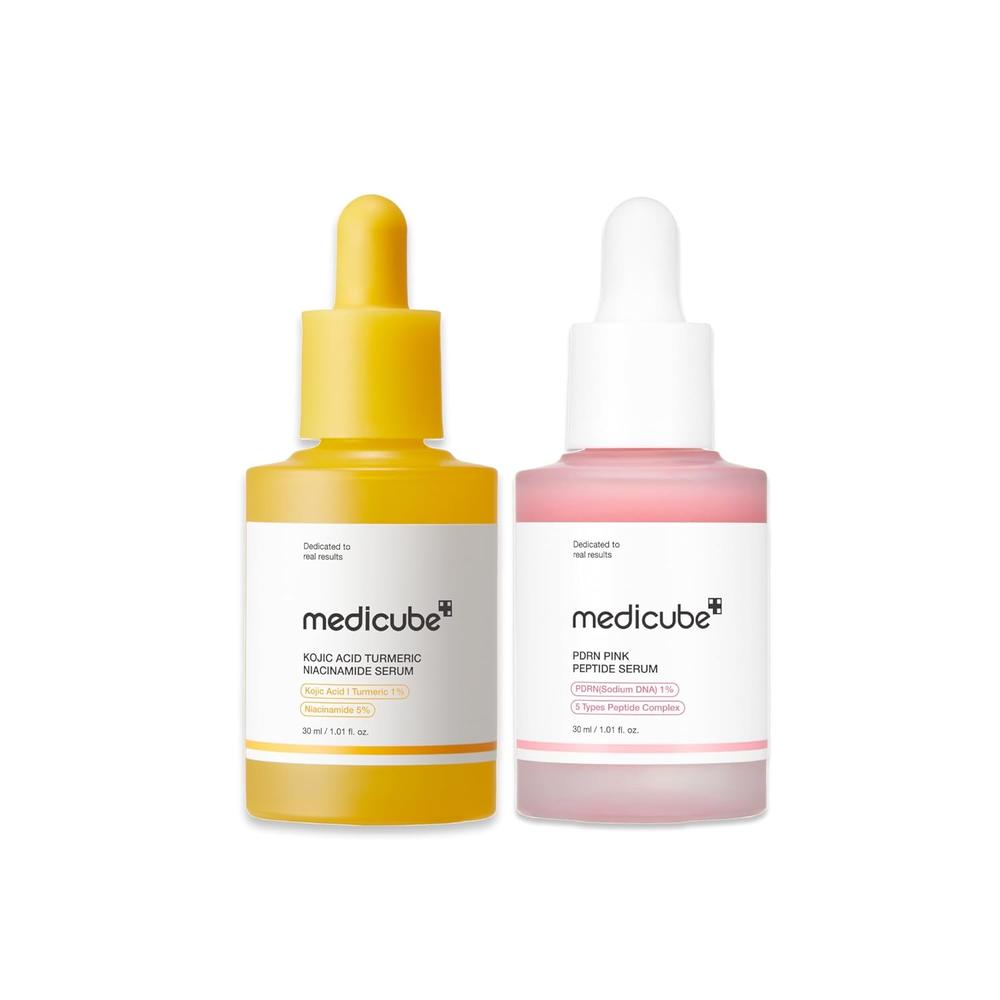 SET SERUMS VIRALES MEDICUBE PIEL CLARA Y TERSA 2 PZS - 1