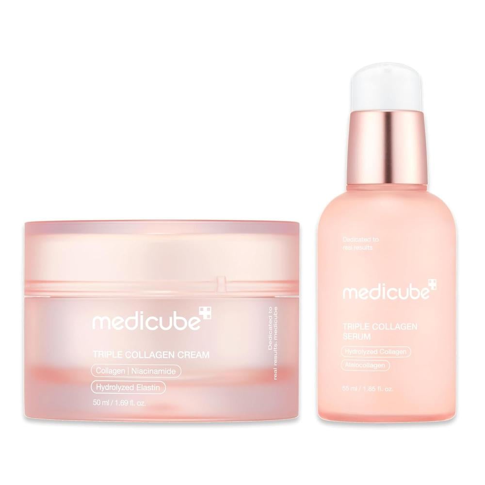 SET MEDICUBE TRIPLE COLLAGEN CREAM + SERUM - 1