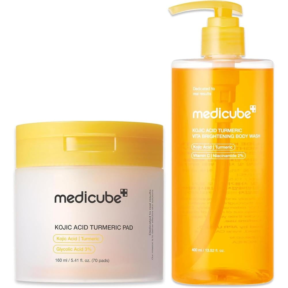 SET GEL DE DUCHA Y PREPARACION CORPORAL ACIDO KOJICO MEDICUBE 2 PZS - 1