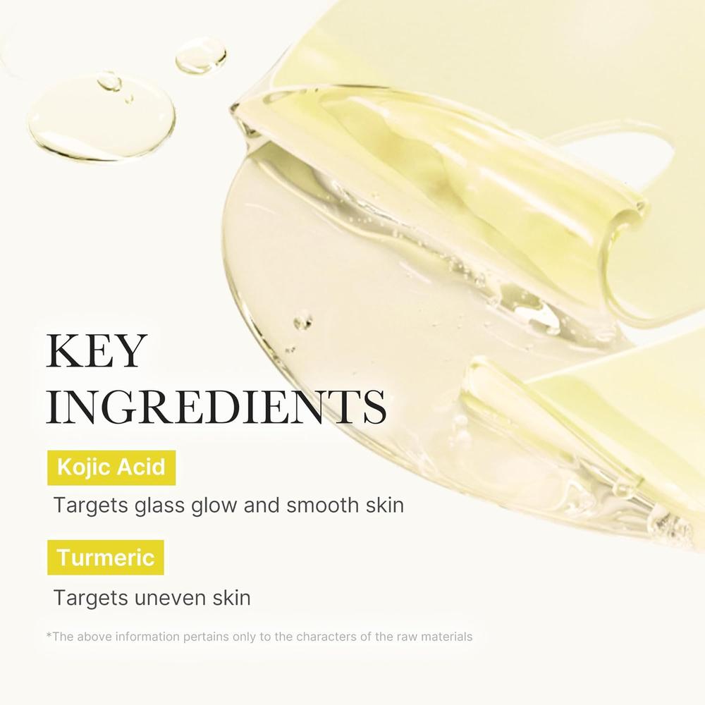 PACK 4 MASCARILLA MEDICUBE KOJIC ACID TURMERIC GEL MASK 0.98 OZ / 28 G - 6