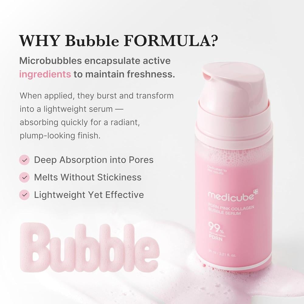 SET SERUM BURBUJAS VIRALES Y BROCHA GELATINA MEDICUBE 2 PZS - 5