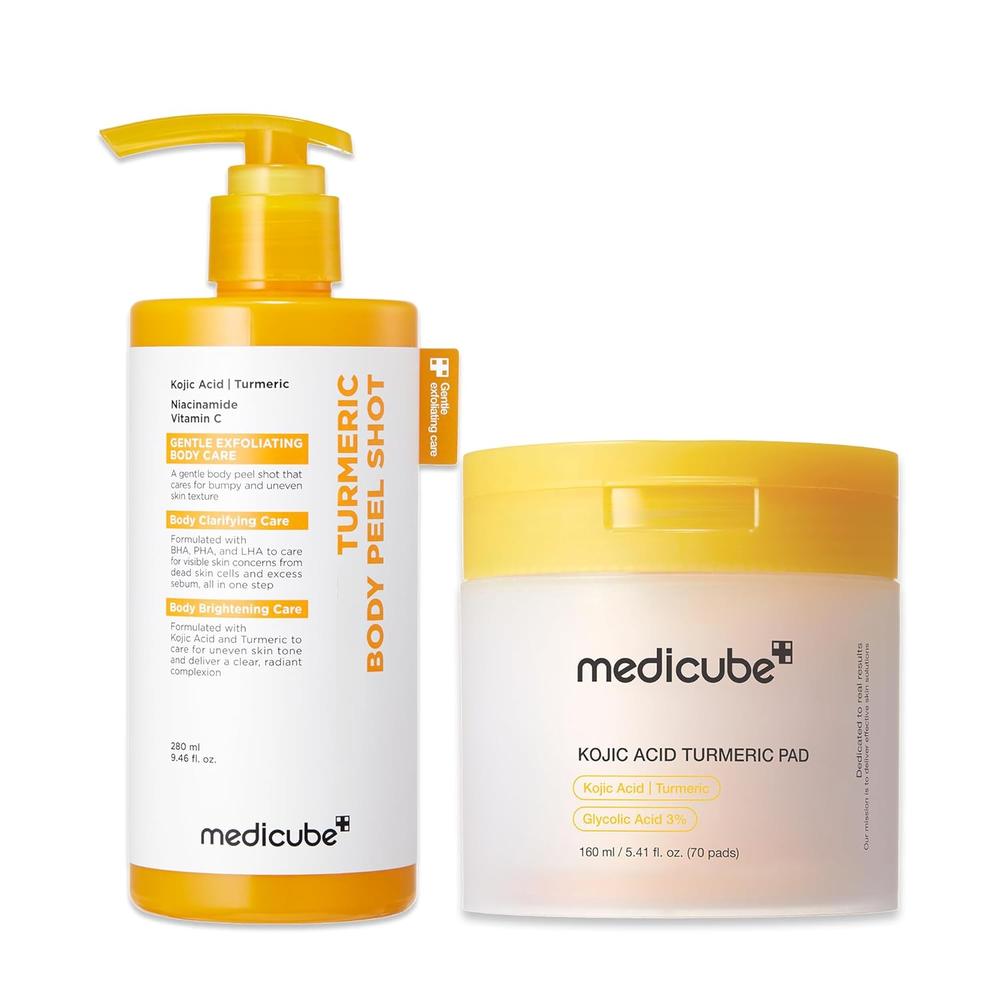 SET SUAVIZANTE Y CLARIFICANTE CORPORAL MEDICUBE 2 PZS - 1