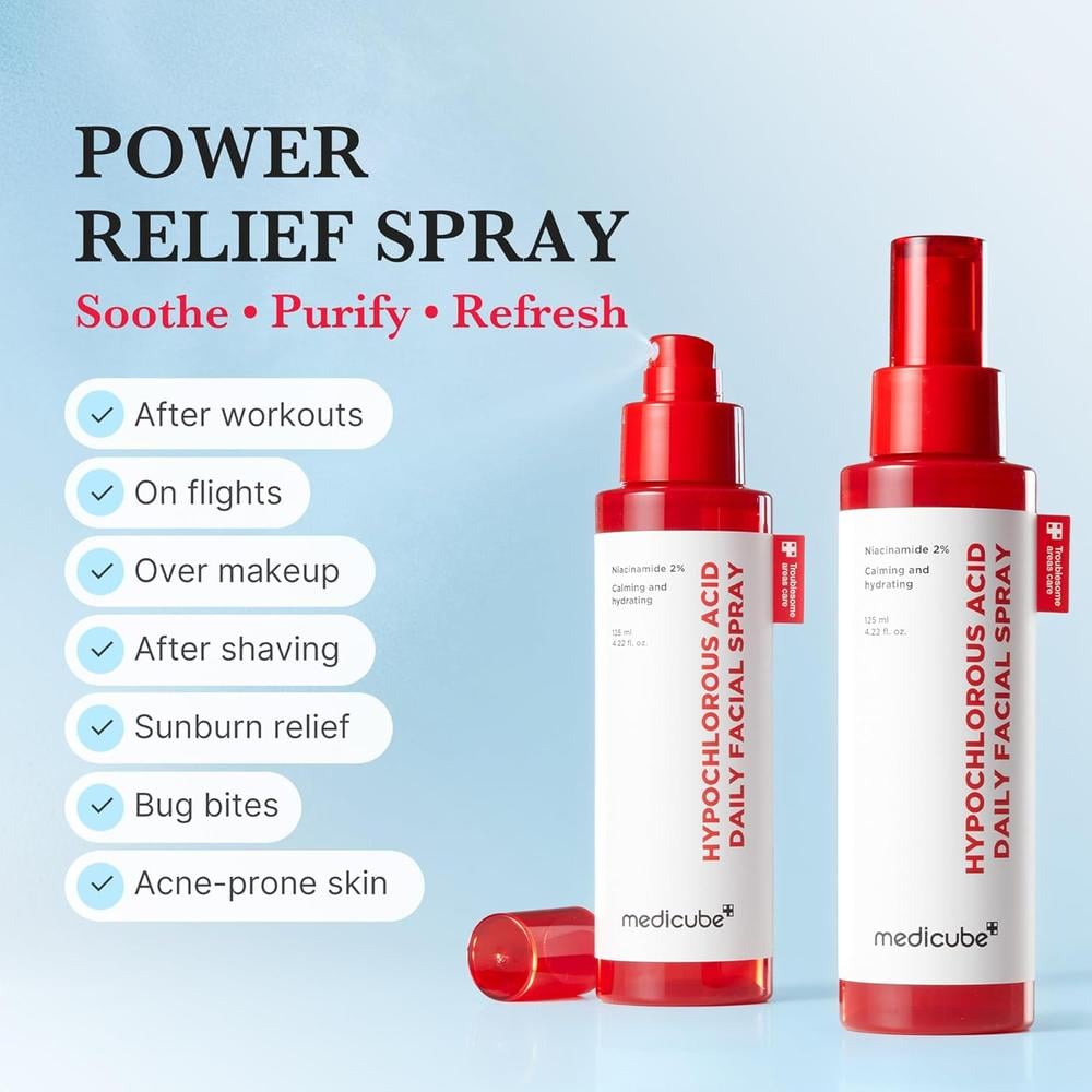 SET SPRAY CALMANTE MEDICUBE 5.75 OZ / 170 ML 2 PZS - 4
