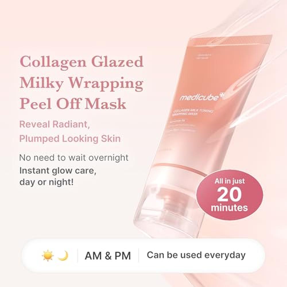 SET MEDICUBE MILKY COLLAGEN DOUBLE GLOW LOCK 2 PZS - 2