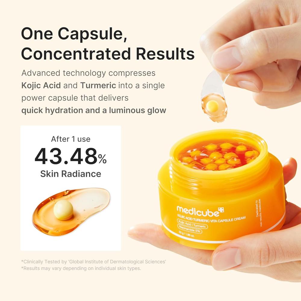 SET CREMAS EN CAPSULAS MEDICUBE UNIFICAR TONO 2 PZS - 4