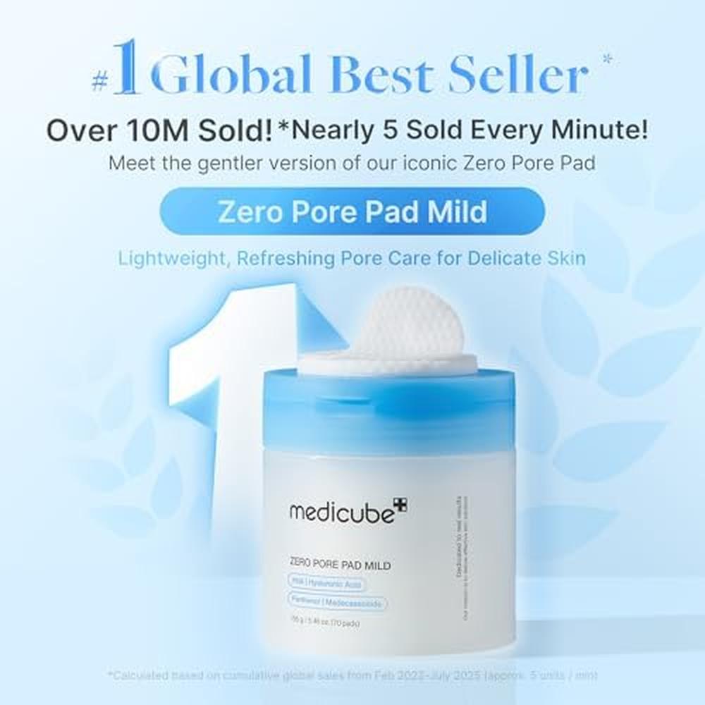 SET LIMPIADOR Y EXFOLIANTE MEDICUBE PIELES DELICADAS 2 PZS - 2