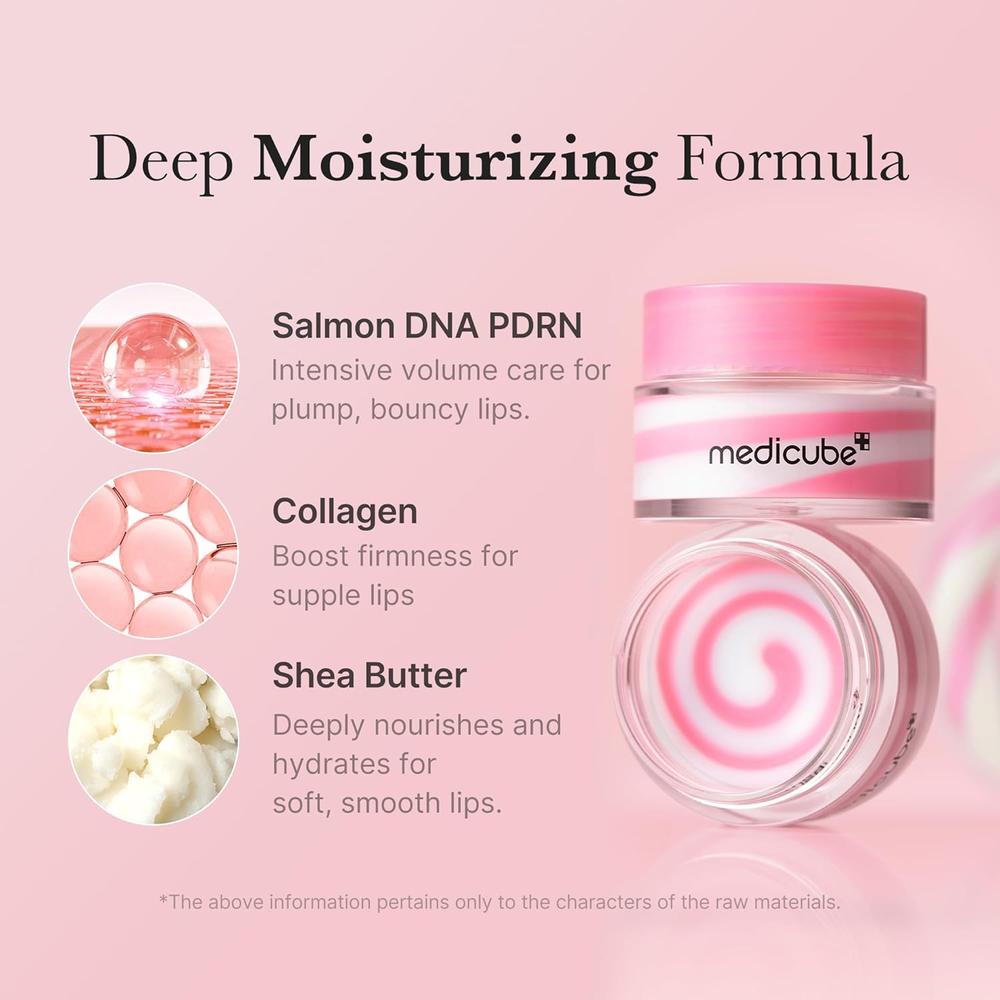 SET MEDICUBE PDRN FACIAL Y LABIAL NOCTURNO NUTRITIVO 5 PZS - 4