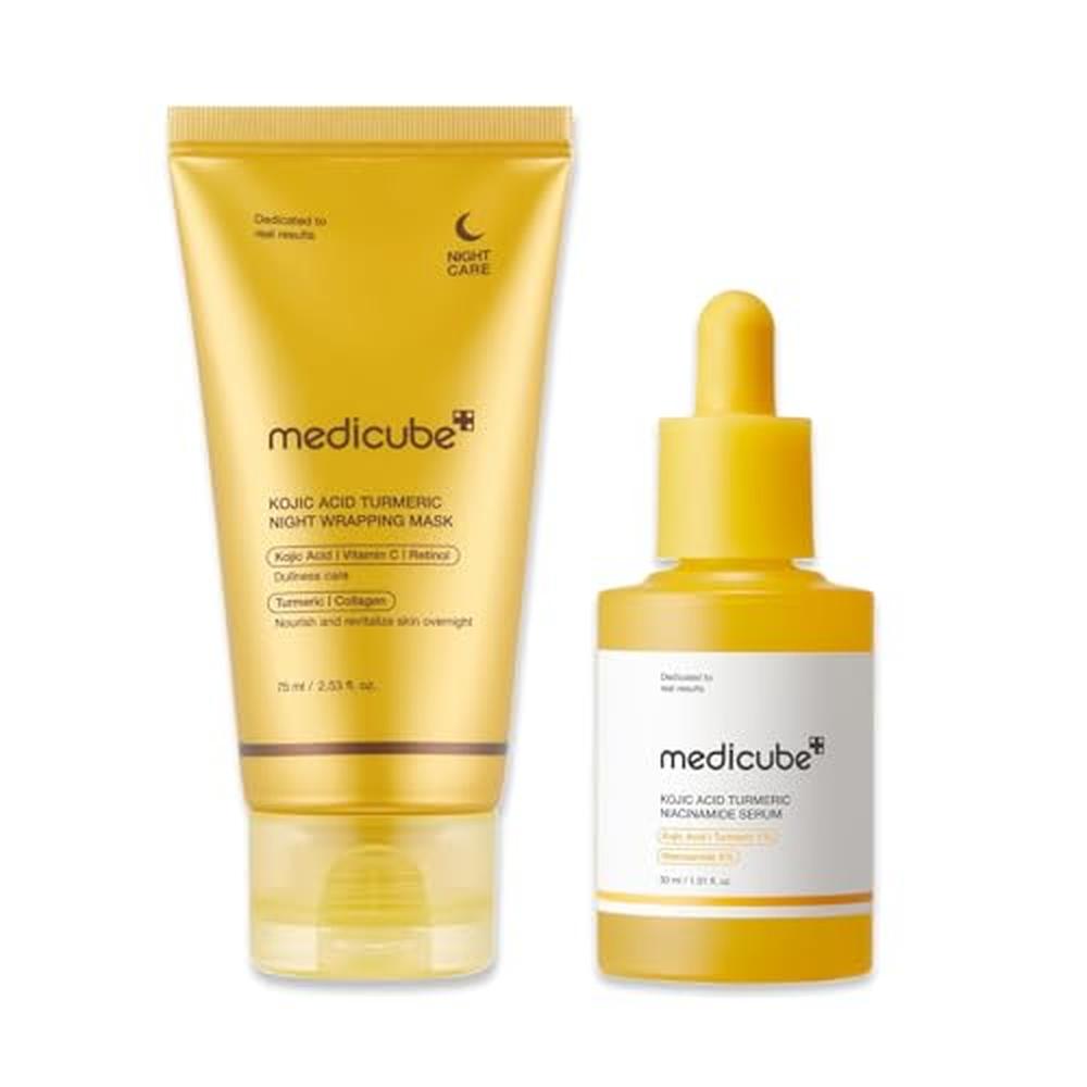 SET MEDICUBE CUIDADO Y NUTRICION NOCTURNA ACIDO KOJICO 2 PZS - 1