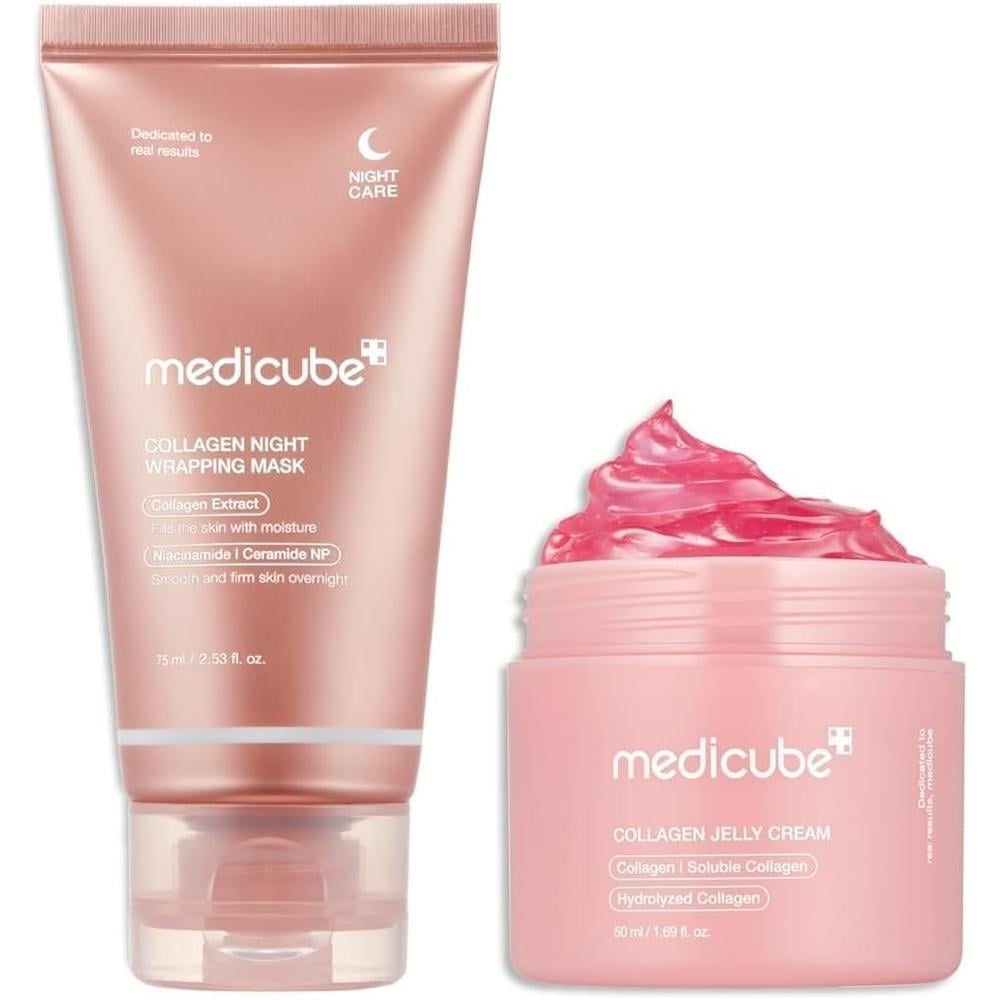SET MEDICUBE COLLAGEN BEGINNER + GEL CREAM 1.7 OZ / 50 ML - 1