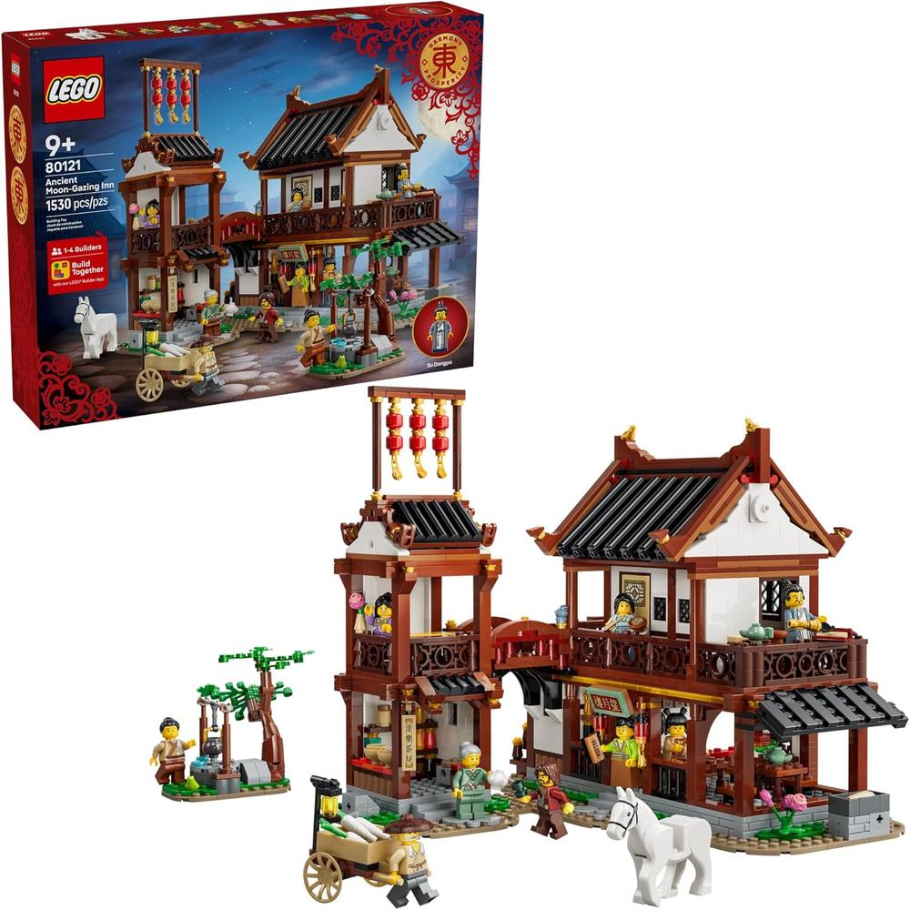LEGO FESTIVALES CHINOS POSADA CONTEMPLAR LA LUNA 80121 - 1