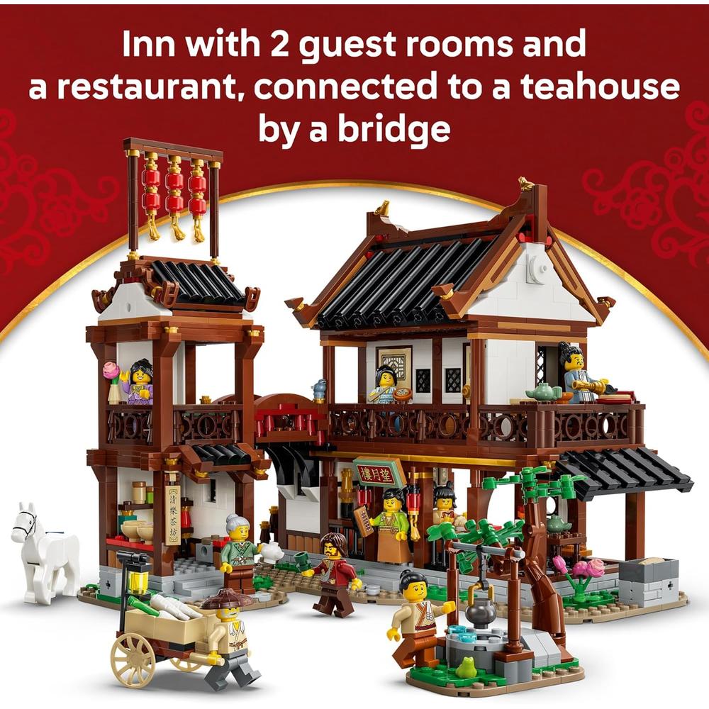 LEGO FESTIVALES CHINOS POSADA CONTEMPLAR LA LUNA 80121 - 3
