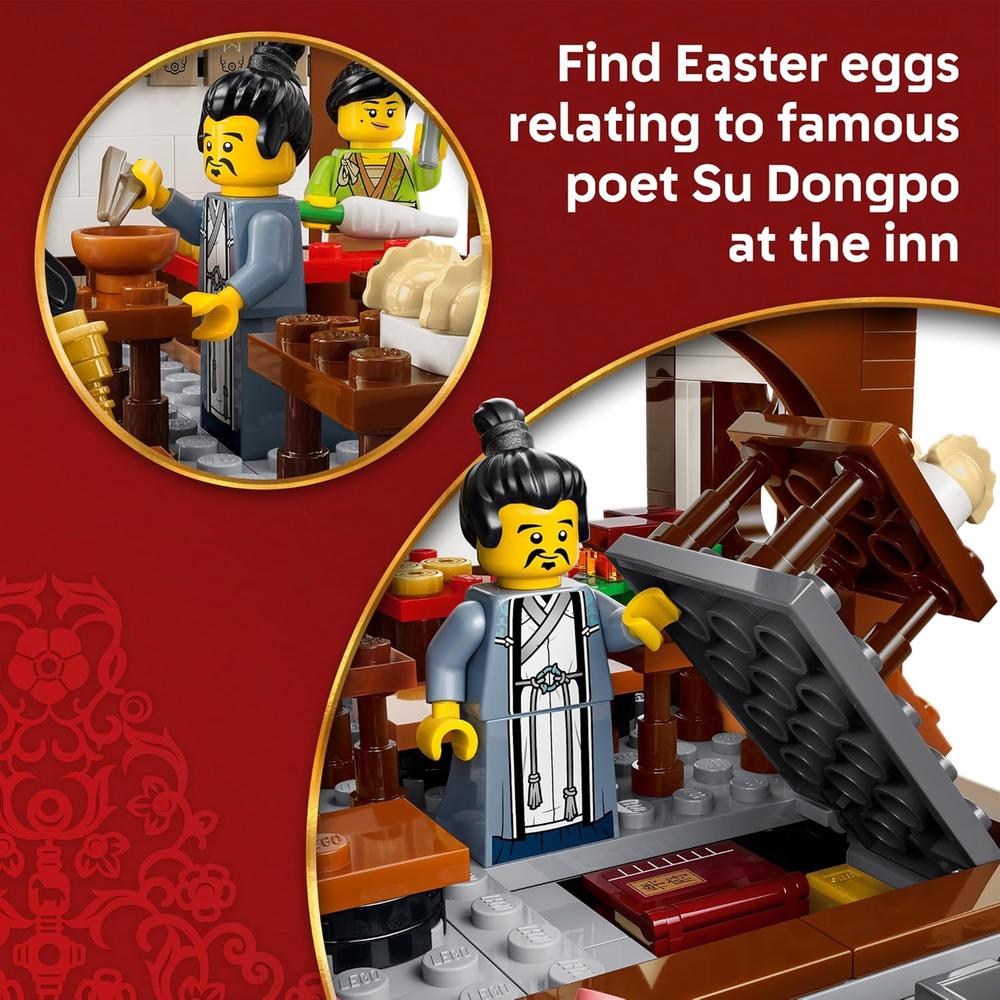 LEGO FESTIVALES CHINOS POSADA CONTEMPLAR LA LUNA 80121 - 5