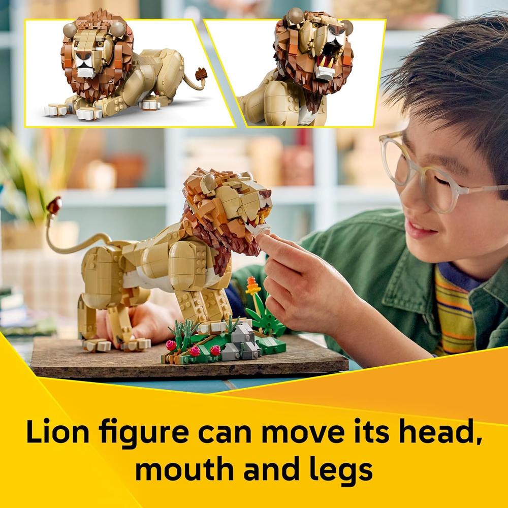 LEGO CREATOR LEÓN MAJESTUOSO 31386 - 4