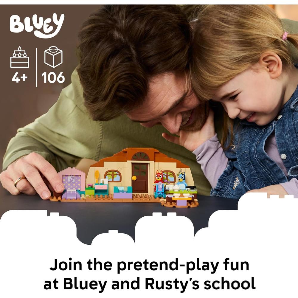 LEGO BLUEY ESCUELA CON RUSTY Y BLUEY 11221 - 2