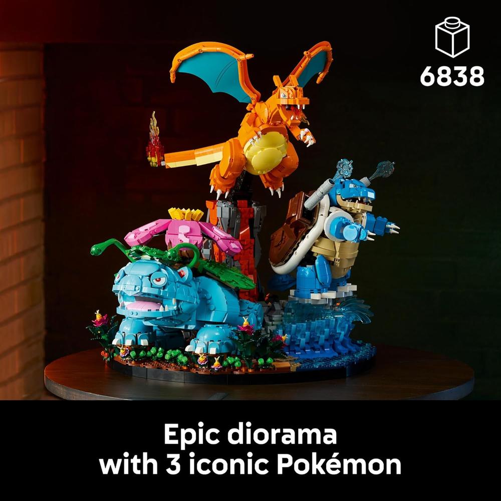 LEGO POKÉMON VENUSAUR CHARIZARD Y BLASTOISE 72153 - 3
