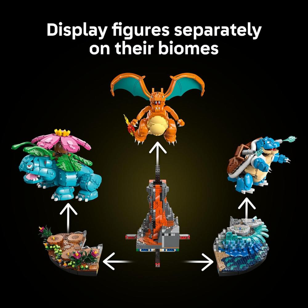 LEGO POKÉMON VENUSAUR CHARIZARD Y BLASTOISE 72153 - 5